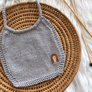 Knit Baby Bib